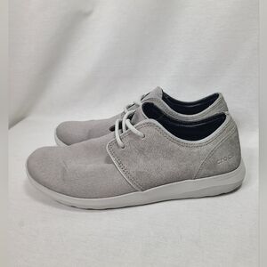 Crocs 204223 Kinsale 2-Eye Sneaker Gray Size 9 Mens
